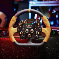 Accesorio Asetek SimSports GT Llanta De Cuero Naranja