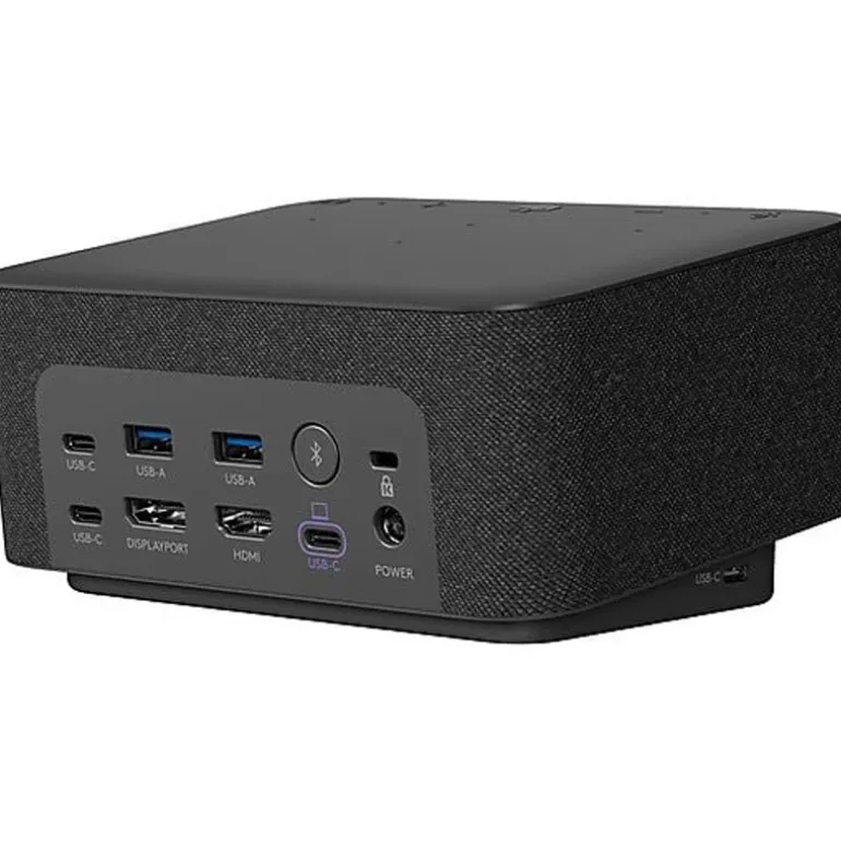 Accesorio Logitech Logi Dock Estación Base Para MeetUp Grafito