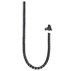 Accesorio Nanocable Organizador Flexible 25mm 2.0m Negro