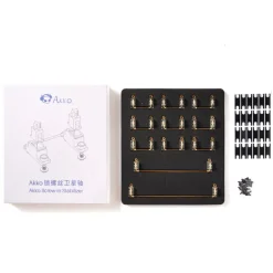 Accesorio Teclado Akko Estabilizadores Atornillables Transparente