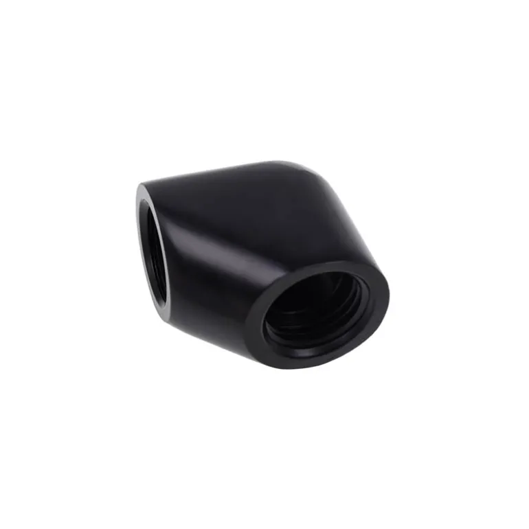 Adaptador Alphacool Eiszapfen 90º 2F G1/4 Negro