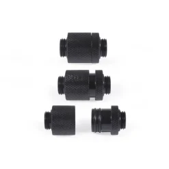 Adaptador Alphacool ES D-Plug 20mm M-M Negro