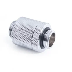 Adaptador Alphacool ES D-Plug 20mm M-M Cromado