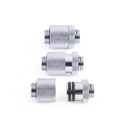 Adaptador Alphacool ES D-Plug 20mm M-M Cromado