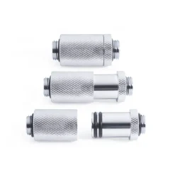 Adaptador Alphacool ES D-Plug 31.5mm M-M Cromado