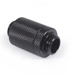 Adaptador Alphacool ES D-Plug 25.5mm M-M Negro