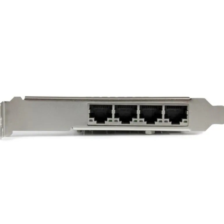 Adaptador de Red Startech Tarjeta de Red PCI Express x4 Ethernet Gigabit con 4 Puertos RJ45