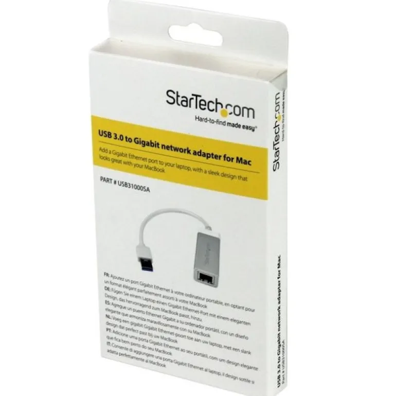 Adaptador de Red StarTech USB31000SA Ethernet Gigabit/USB 3.0 Plateado