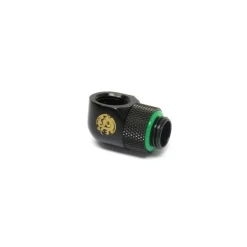 Adaptador G1/4" - Bitspower 90º Rotable "Matt Black"