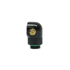 Adaptador G1/4" - Bitspower 90º Rotable "Matt Black"