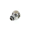 Adaptador T - Bitspower 2xG1/4" Plated Nickel