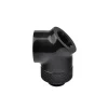 Adaptador Thermaltake Pacific 2F-1M G1/4" 45º-90º Negro