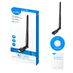 Adaptador Wi-Fi Cudy WU1400 AC1300 USB