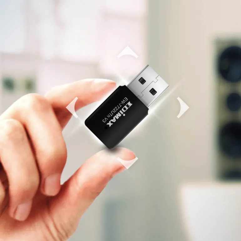 Adaptador WiFi USB Edimax EW-7722UTN V3 WiFi 4