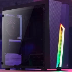 Aerocool Bolt Mini RGB / Negro - Caja/Torre