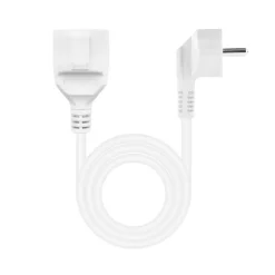 Alargador Nanocable Extension Cable Alimentación 5.0m Blanco