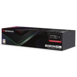 Alfombrilla Genesis Boron 500 XXL RGB Negro