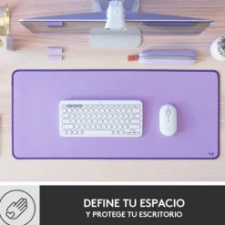 Alfombrilla Logitech Desk Mat Serie Studio Lavanda