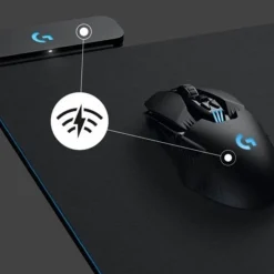Alfombrilla Logitech PowerPlay Carga Inalámbrica Para Ratones Negro