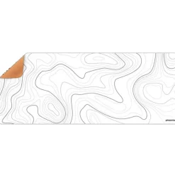 Alfombrilla Phoenix Stratos Cuero 90x 40cm Base Corcho Negro/Blanco