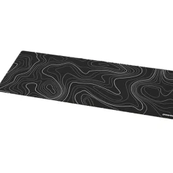Alfombrilla Phoenix Stratos Cuero 90x 40cm Base Corcho Blanco/Negro