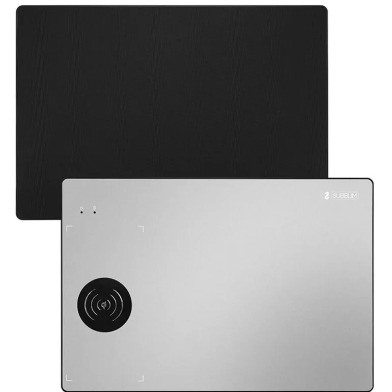 Alfombrilla Subblim Carga Inalámbrica 10W Plata