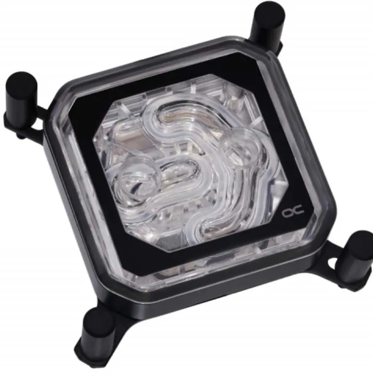 Alphacool Eisblock XPX Aurora Plexi Negro Digital RGB - Bloque CPU