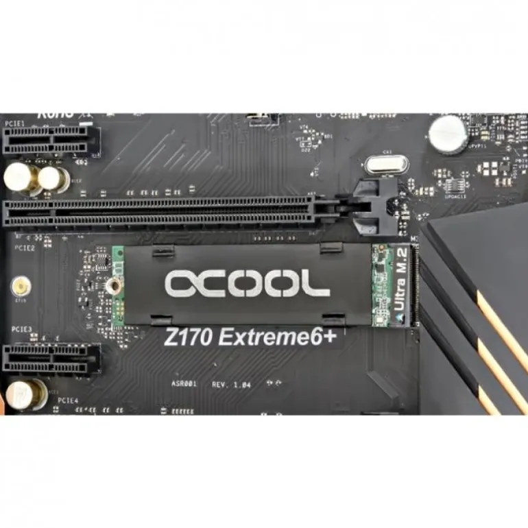 Alphacool HDX M.2 80mm M01 Negro - Disipador M.2