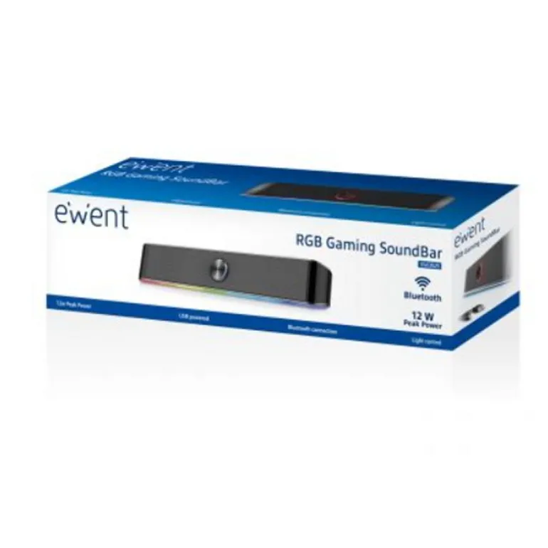 Altavoces Ewent EW3525 RGB 12W Gaming BT