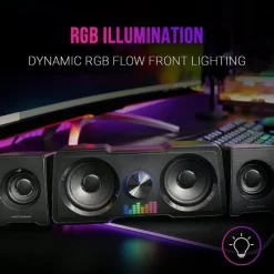 Altavoces Mars Gaming MS22 RGB 2.2 35W Negro