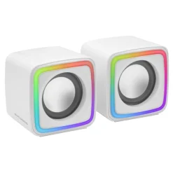 Altavoces Mars Gaming MSCUBE 8W Blanco