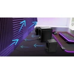 Altavoces Mars Gaming MS-H21 RGB Bluetooth 35W Negro