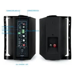 Altavoces TooQ TQOWS-01B 30W Negro