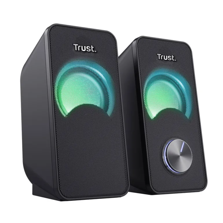 Altavoces Trust Arys Compact RGB 12W 2.0 Negro
