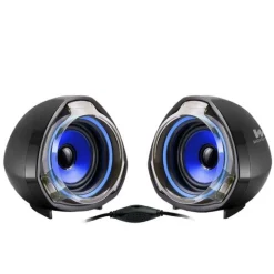 Altavoces Woxter Big Bass 70 2.0 10W Negro/Azul