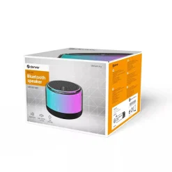 Altavoz Denver BTP-103 3W Bluetooth RGB Negro