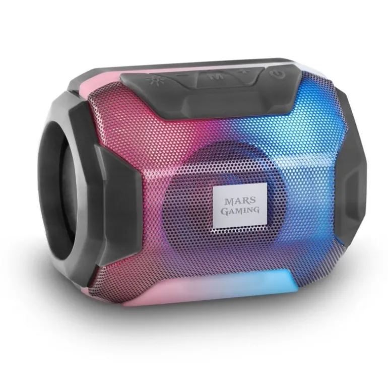 Altavoz Mars Gaming MSBAX RGB Flow 10W Ultra-Bass Bluetooth 5.0 Negro