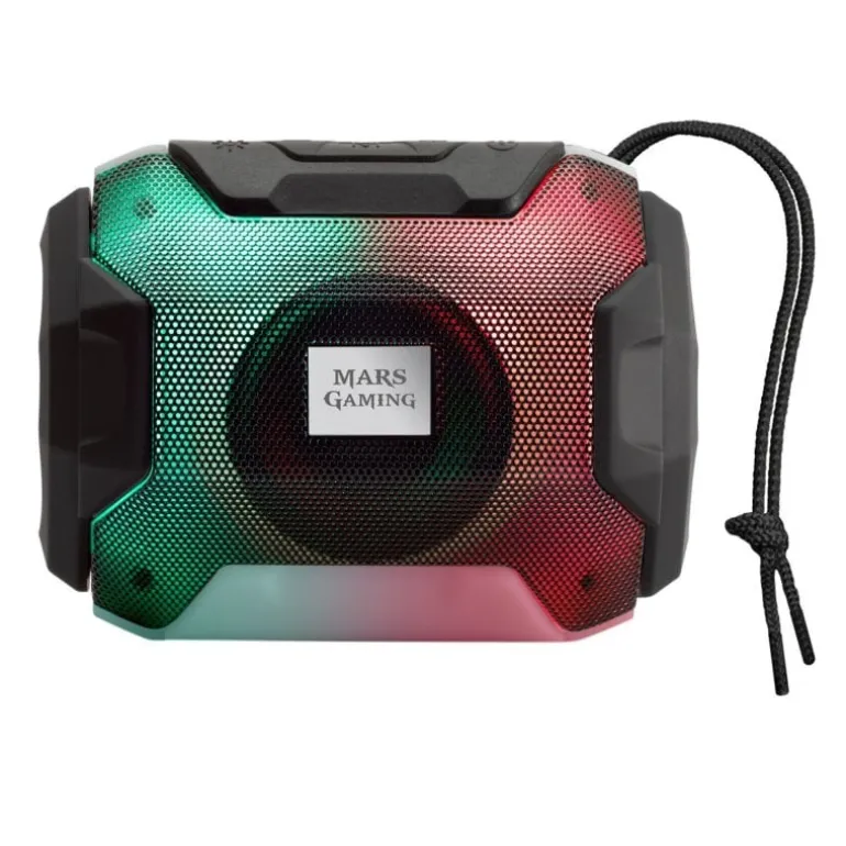 Altavoz Mars Gaming MSBAX RGB Flow 10W Ultra-Bass Bluetooth 5.0 Negro
