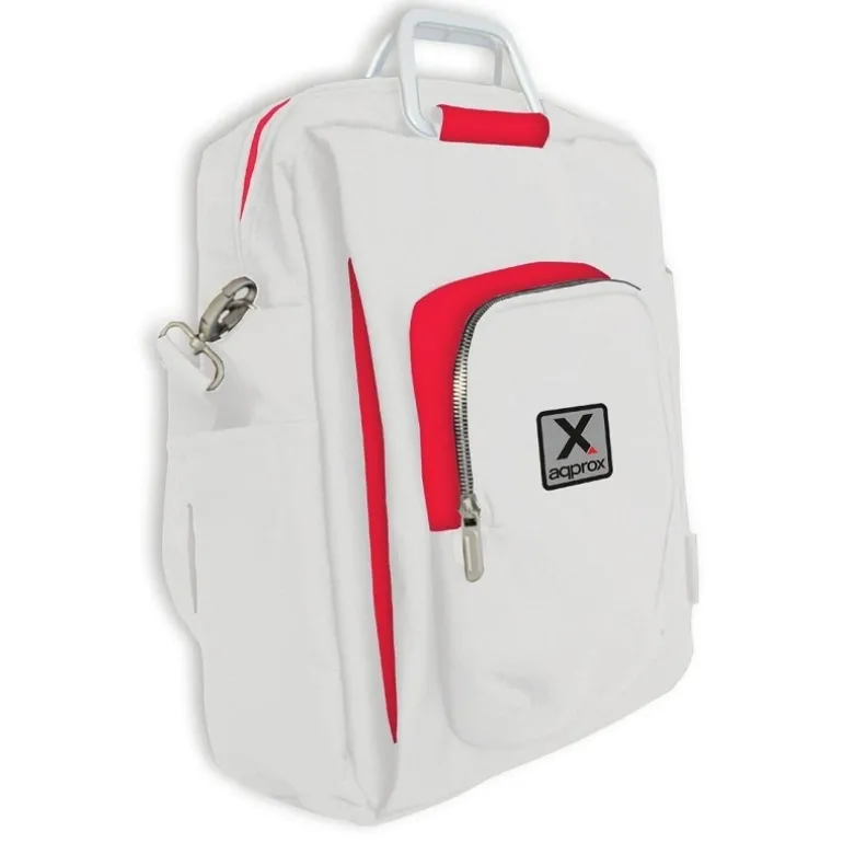 Approx! 15.6 Blanco/Rojo - Maletín Portátil