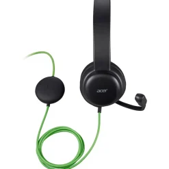 Auriculares Acer AHW250 Conference Headset USB Negros