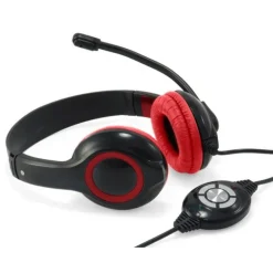 Auriculares Conceptronic Chat / Videoconferencias / USB Rojo