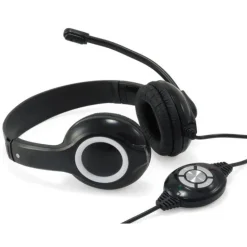 Auriculares Conceptronic Chat / Videoconferencias / USB Negro