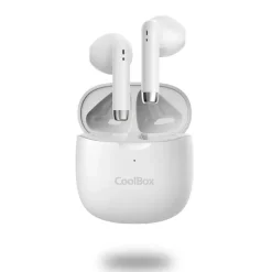 Auriculares Coolbox TWS-01 Bluetooth 5.1 Blanco