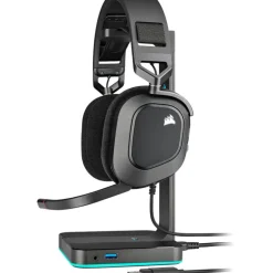 Auriculares Corsair HS80 RGB USB Sonido Envolvente 7.1 Carbón