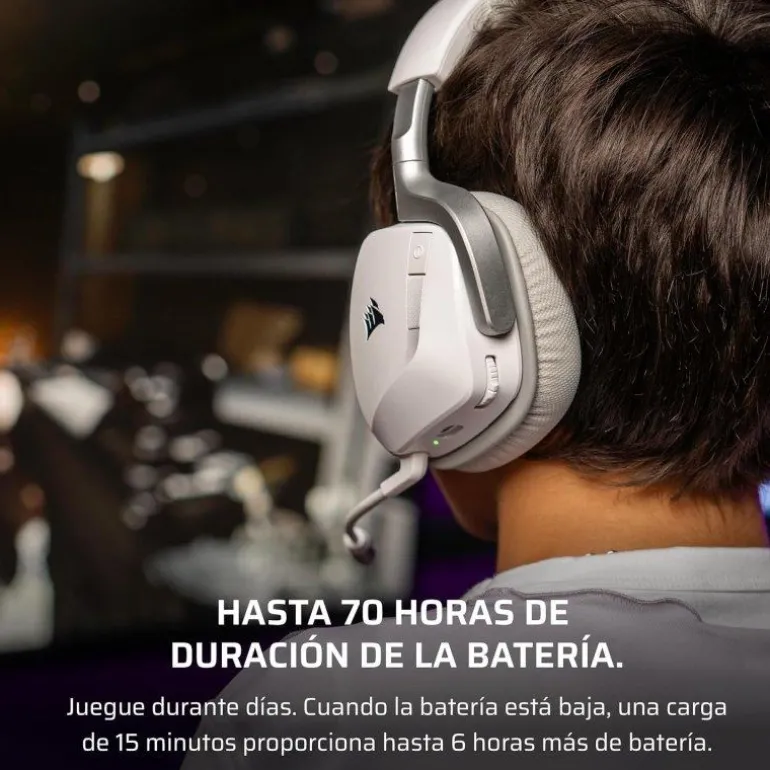 Auriculares Corsair Void V2 Dolby Atmos Blanco