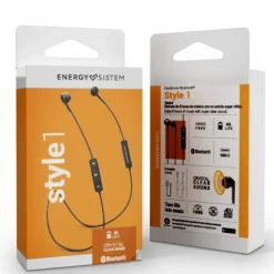 Auriculares Energy Sistem Style1 Bluetooth 5.1 Negro