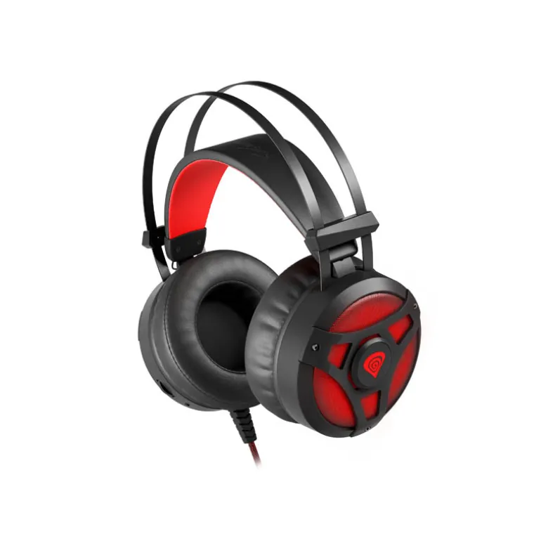 Auriculares Genesis Neon 360 Negro/Rojo