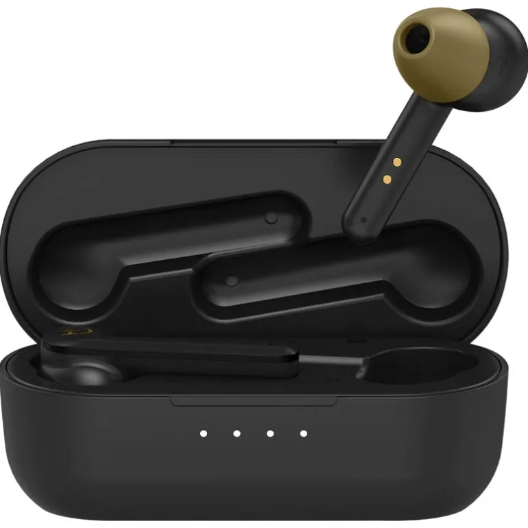Auriculares Hiditec Vesta True Wireless Negro Dorado