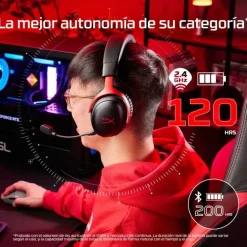 Auriculares HyperX Cloud III S Wireless 2.4GHz Multiplataforma Negro