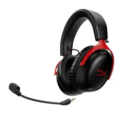 Auriculares HyperX Cloud III Gaming Wireless Negro Rojo